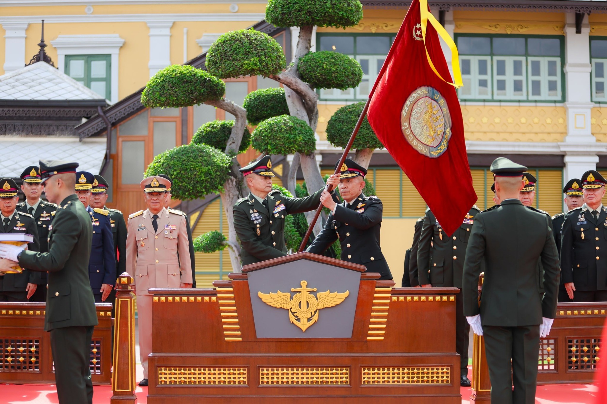 พิธีรับ–ส่งหน้าที่และมอบการบังคับบัญชาตำแหน่งปลัดกระทรวงกลาโหม