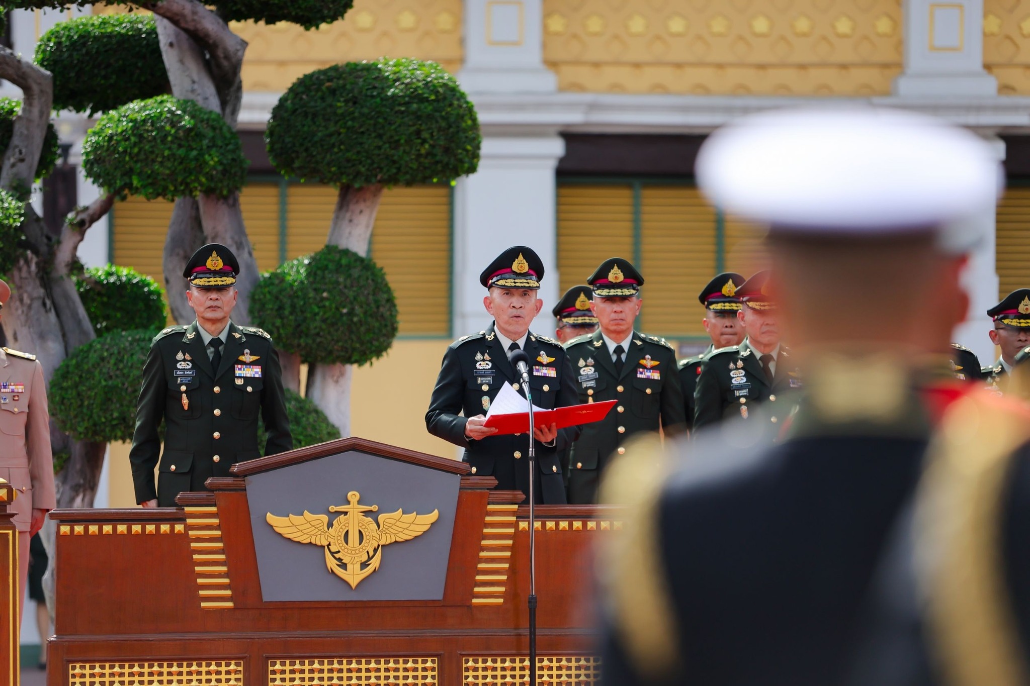 พิธีรับ–ส่งหน้าที่และมอบการบังคับบัญชาตำแหน่งปลัดกระทรวงกลาโหม