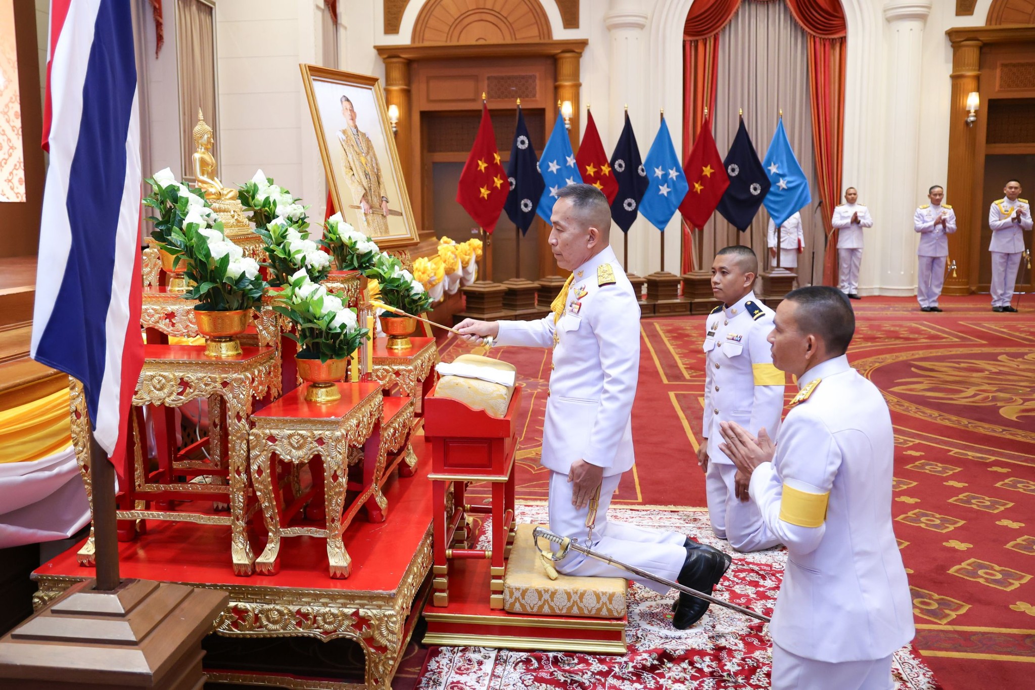 พิธีแสดงความยินดี แก่นายทหารชั้นนายพลที่ได้รับพระมหากรุณาธิคุณโปรดเกล้าฯ แต่งตั้งและย้ายมารับราชการ ประจำปีงบประมาณ ๒๕๖๙