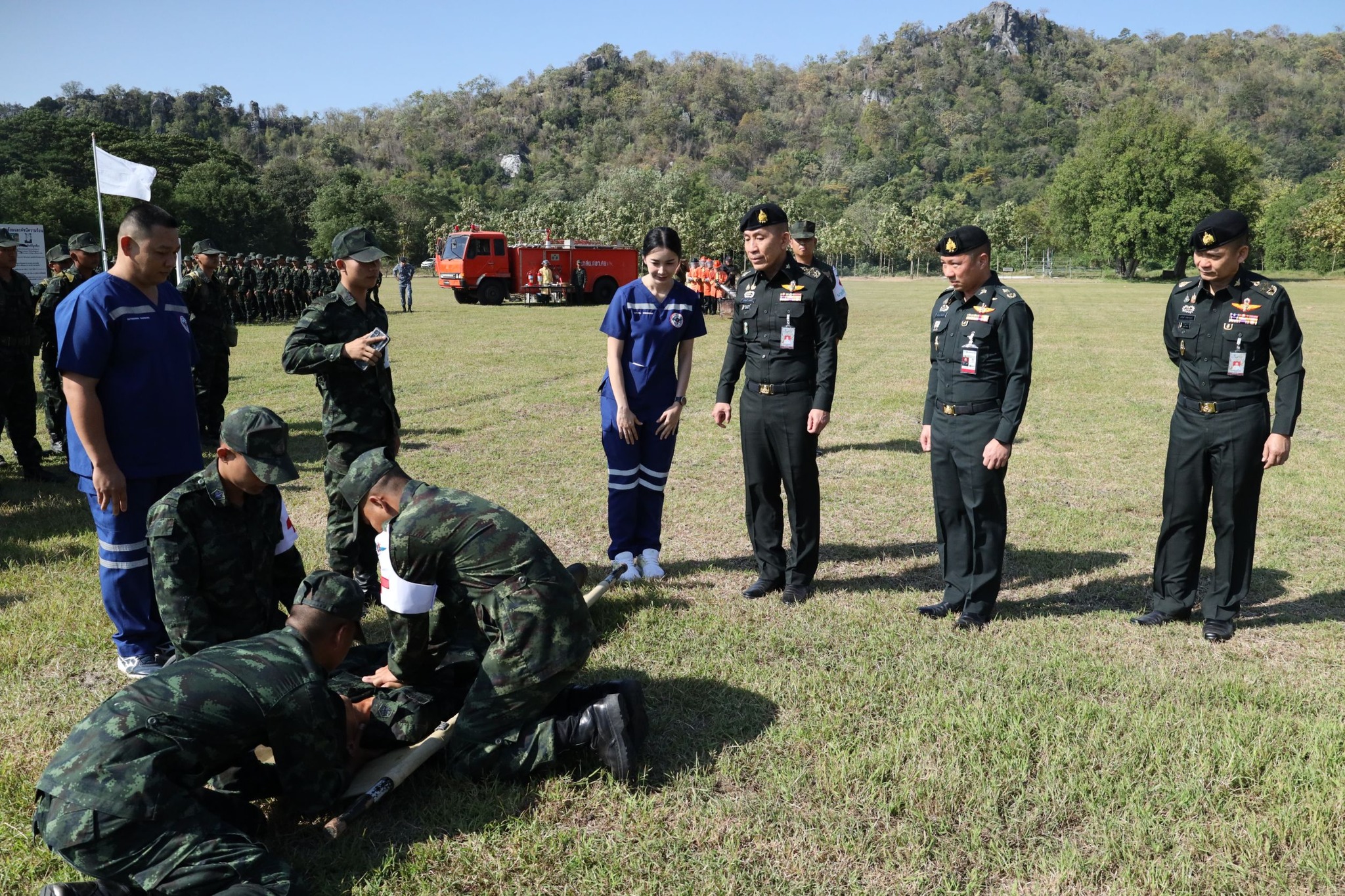 พลเอก ธราพงษ์ มะละคำ ปลัดกระทรวงกลาโหม ลงพื้นที่ตรวจเยี่ยมทหารใหม่