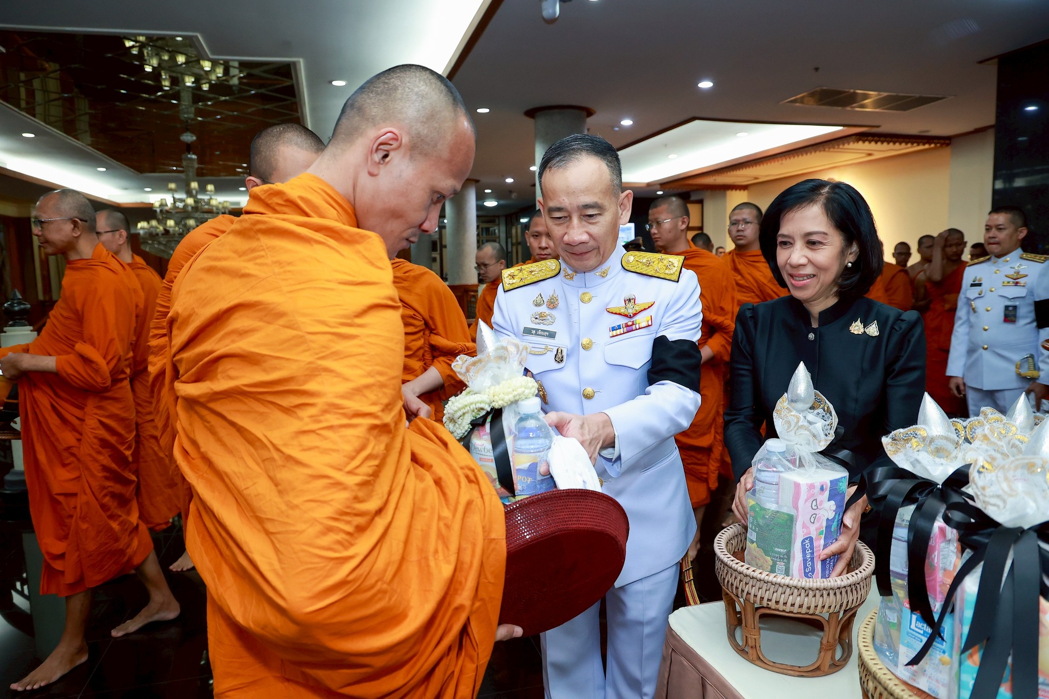 พิธีบำเพ็ญกุศลฯ ในวาระครบ ๕๐ วัน เพื่อถวายเป็นพระราชกุศลแด่ พระบรมราชชนนีพันปีหลวง