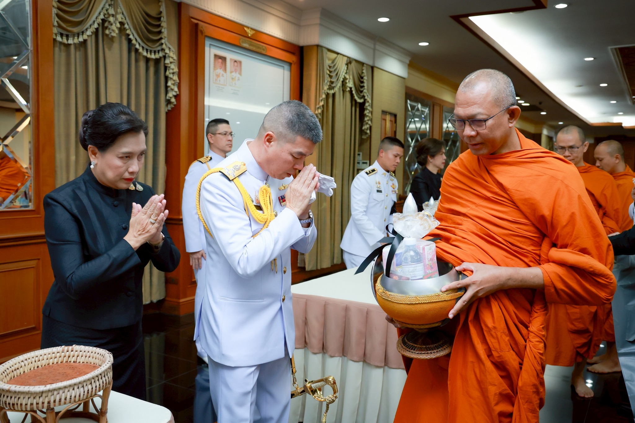พิธีบำเพ็ญกุศลฯ ในวาระครบ ๕๐ วัน เพื่อถวายเป็นพระราชกุศลแด่ พระบรมราชชนนีพันปีหลวง