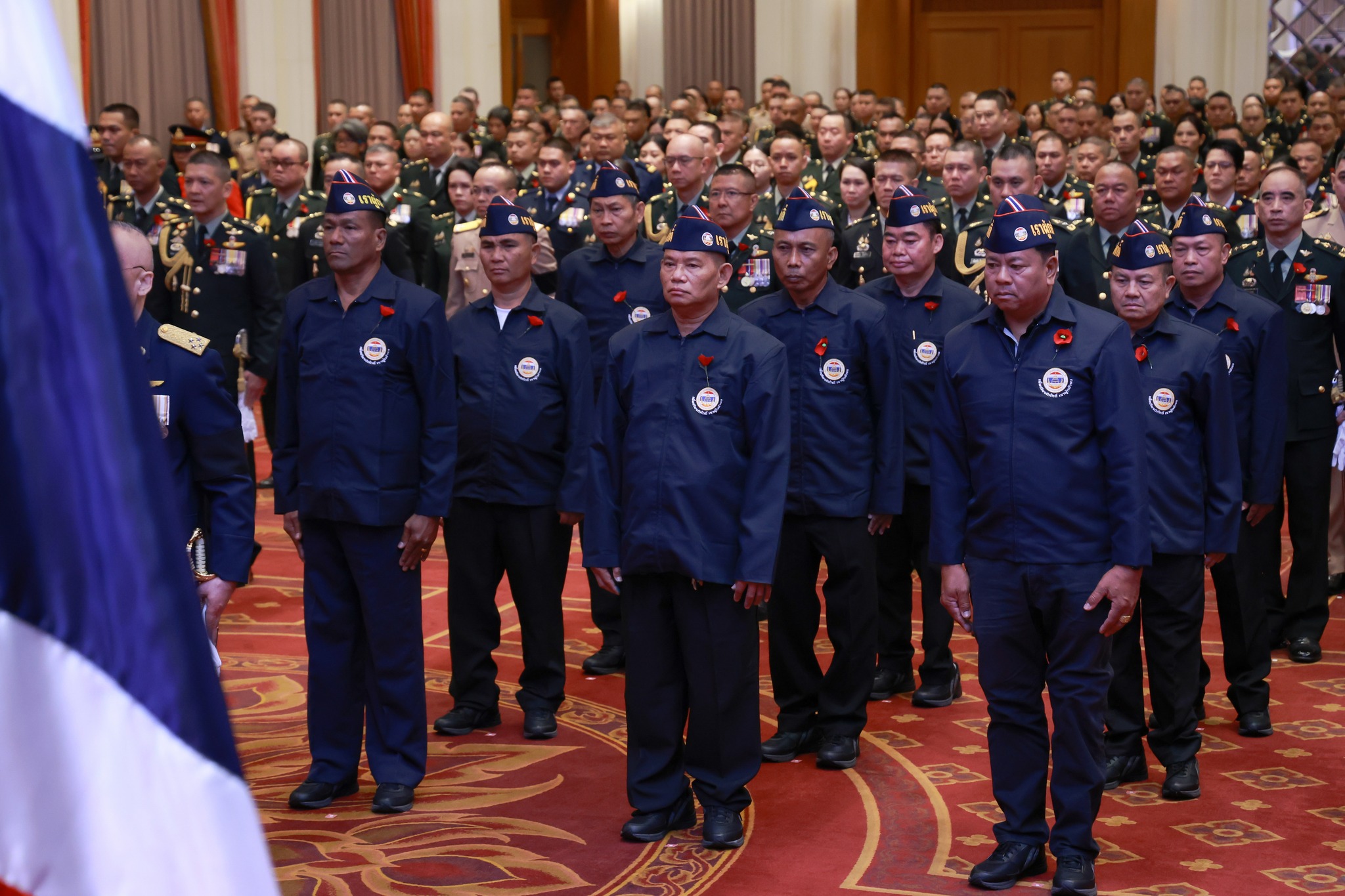 พิธีรำลึกทหารผ่านศึก น้อมสดุดีดวงวิญญาณวีรชนผู้กล้าในทุกสมรภูมิ ผู้ยอมแลกชีวิตเพื่อพิทักษ์เอกราช อธิปไตยเนื่องในวันทหารผ่านศึก