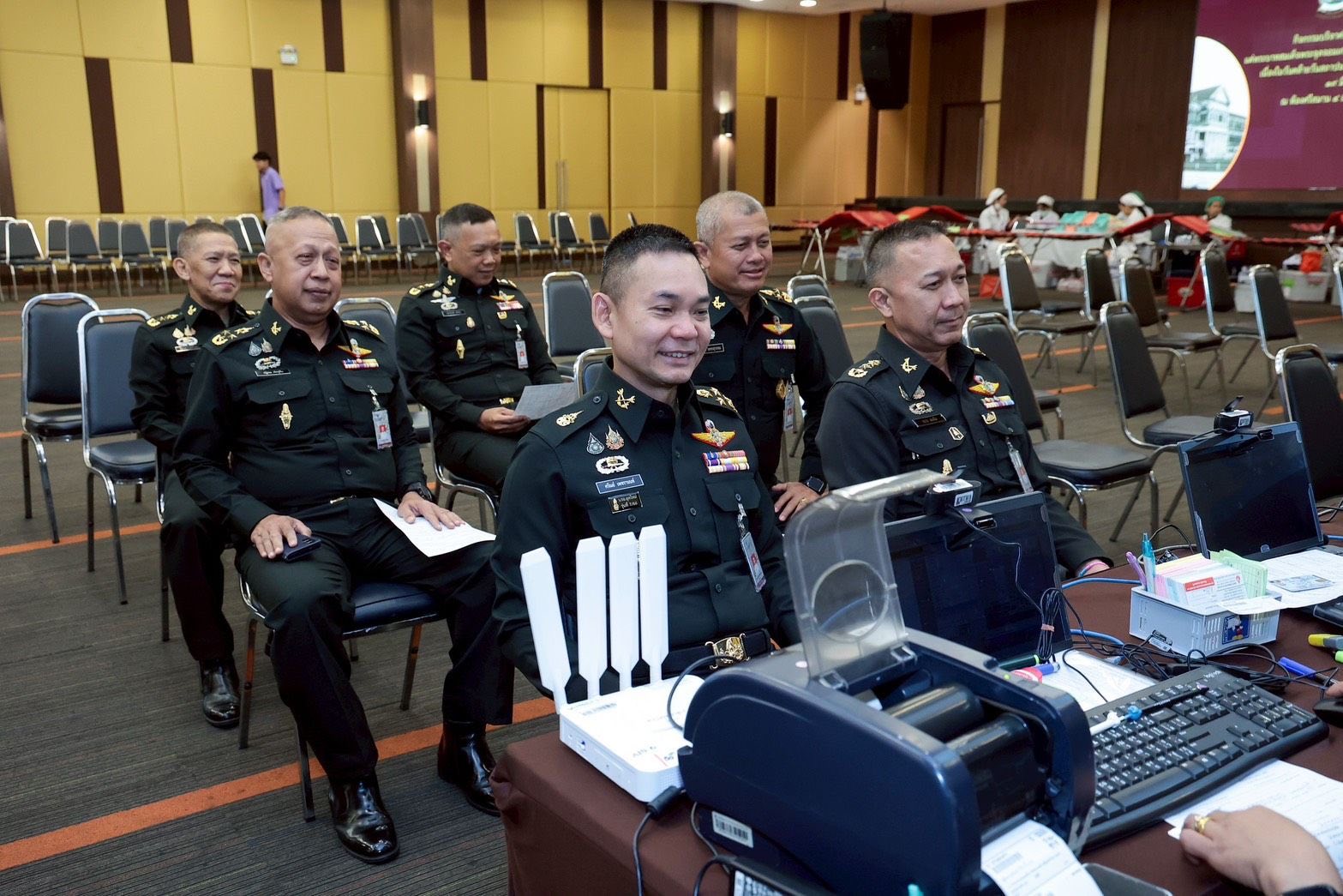 สำนักงานปลัดกระทรวงกลาโหม จัดกิจกรรมบริจาคโลหิต ถวายเป็นพระราชกุศลแด่พระบาทสมเด็จพระจุลจอมเกล้าเจ้าอยู่หัวเนื่องในวันคล้ายวันสถาปนากระทรวงกลาโหม ครบ ๑๓๙ ปี