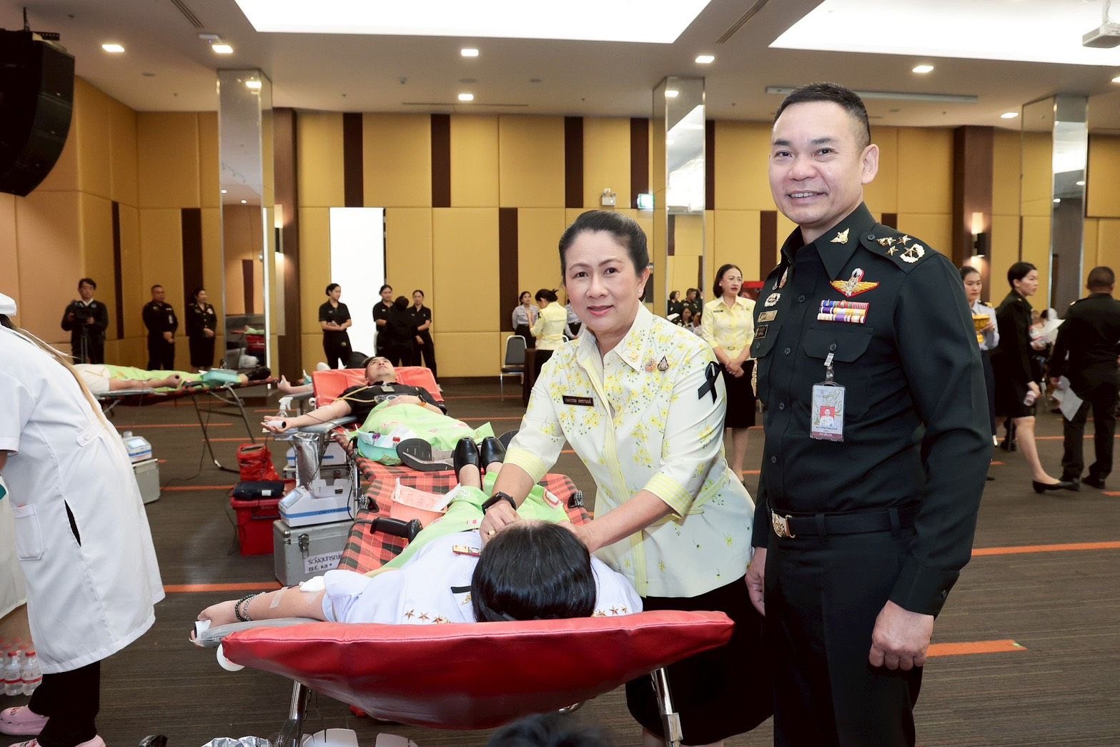 สำนักงานปลัดกระทรวงกลาโหม จัดกิจกรรมบริจาคโลหิต ถวายเป็นพระราชกุศลแด่พระบาทสมเด็จพระจุลจอมเกล้าเจ้าอยู่หัวเนื่องในวันคล้ายวันสถาปนากระทรวงกลาโหม ครบ ๑๓๙ ปี