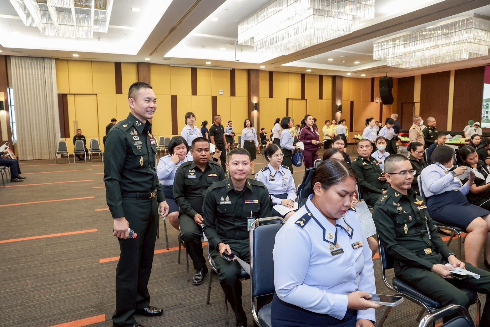 สำนักงานปลัดกระทรวงกลาโหม จัดกิจกรรมบริจาคโลหิต ถวายเป็นพระราชกุศลแด่พระบาทสมเด็จพระจุลจอมเกล้าเจ้าอยู่หัวเนื่องในวันคล้ายวันสถาปนากระทรวงกลาโหม ครบ ๑๓๙ ปี