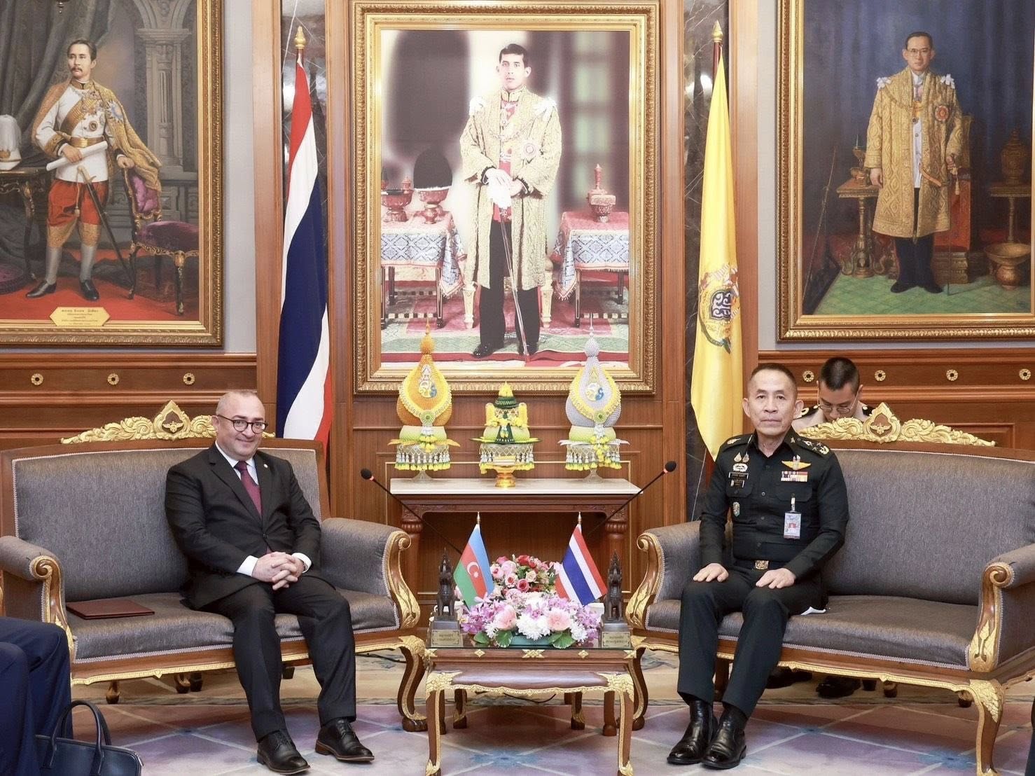 ปลัดกระทรวงกลาโหม ให้การต้อนรับ เอกอัครราชทูตอาเซอร์ไบจานประจำประเทศไทย