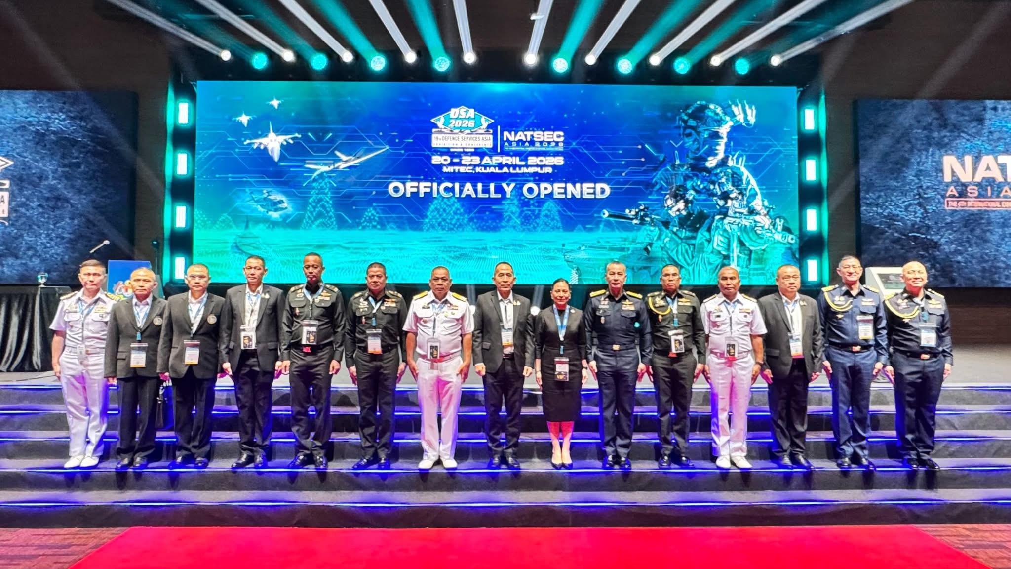 ปลัดกระทรวงกลาโหมร่วมพิธีเปิด DSA & NATSEC Asia 2026 เสริมความร่วมมือด้านความมั่นคงระดับภูมิภาค