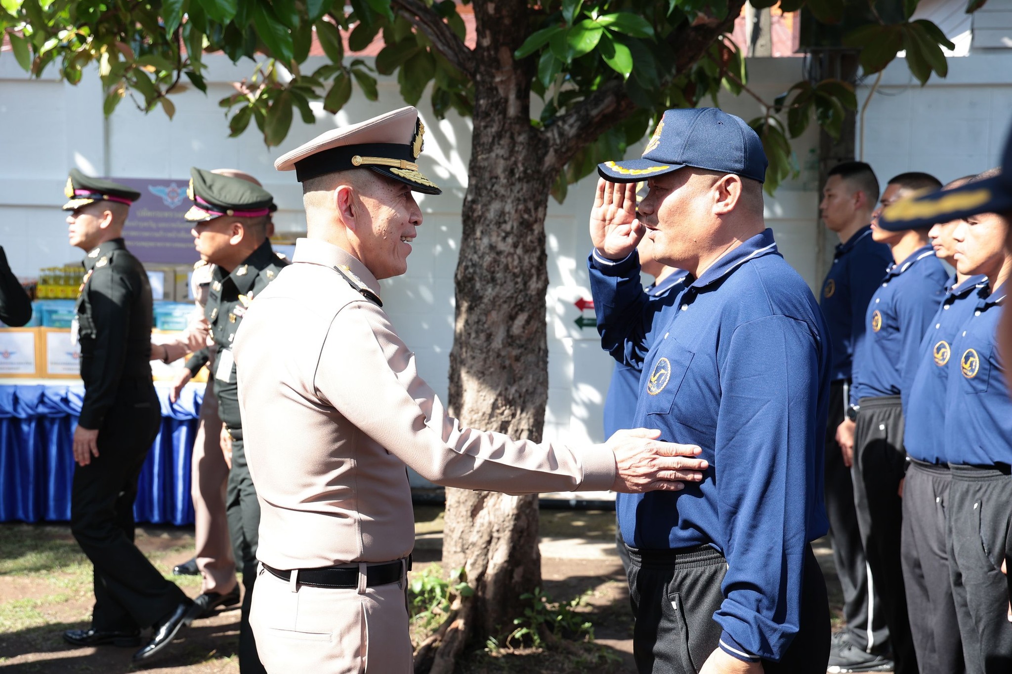 ปลัดกระทรวงกลาโหม ตรวจเยี่ยมความก้าวหน้าการเตรียมความพร้อมการจัดขบวนพยุหยาตราทางชลมารค