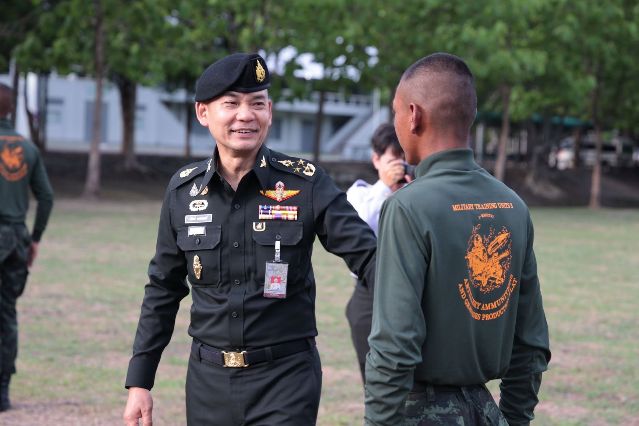 ปลัดกระทรวงกลาโหมตรวจเยี่ยมหน่วยฝึกทหารใหม่ ผลัดที่ ๑/๒๕๖๙