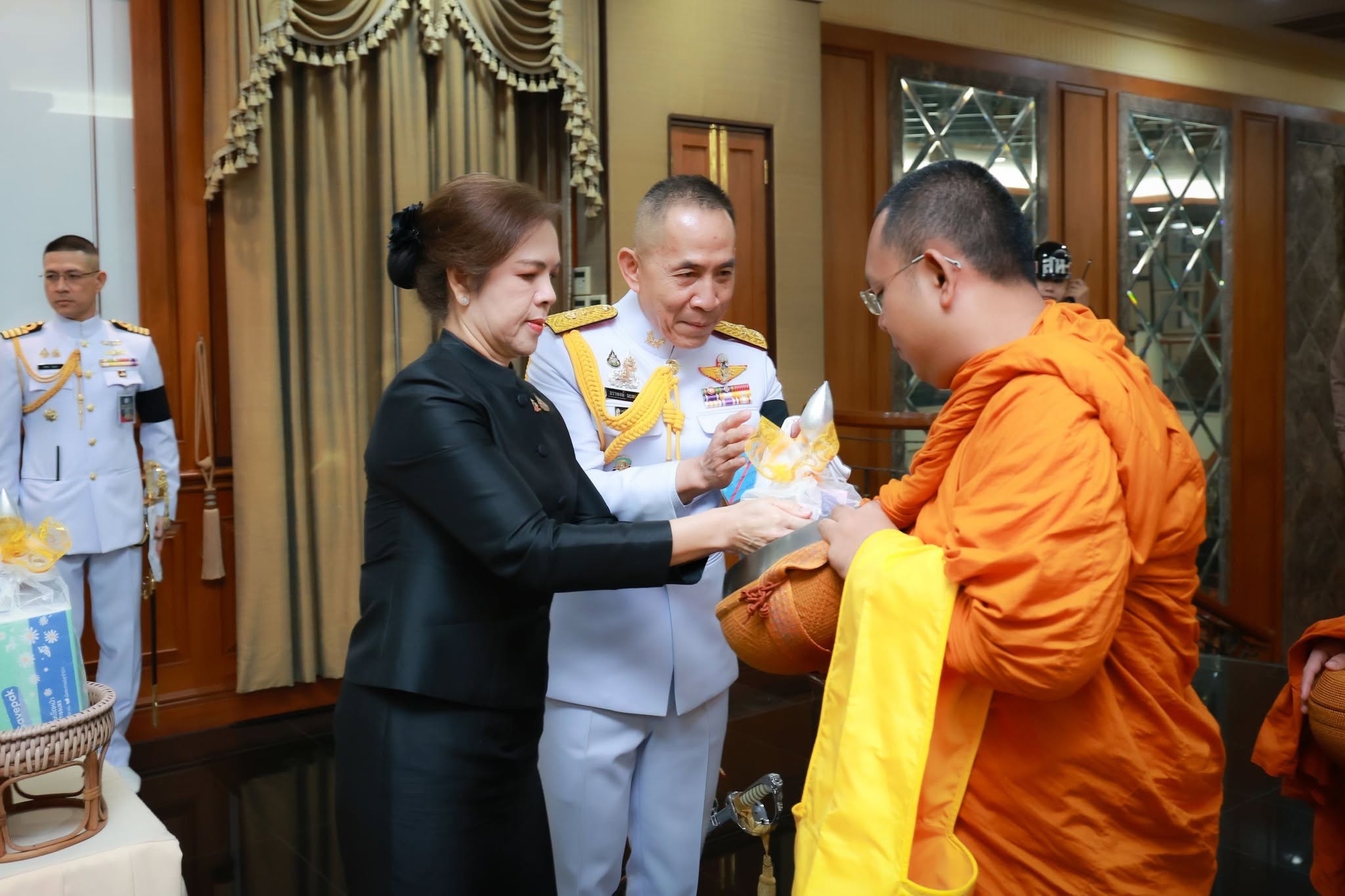 ปลัดกระทรวงกลาโหม เป็นประธานในพิธีบำเพ็ญกุศลทักษิณานุปทาน สัตตมวาร