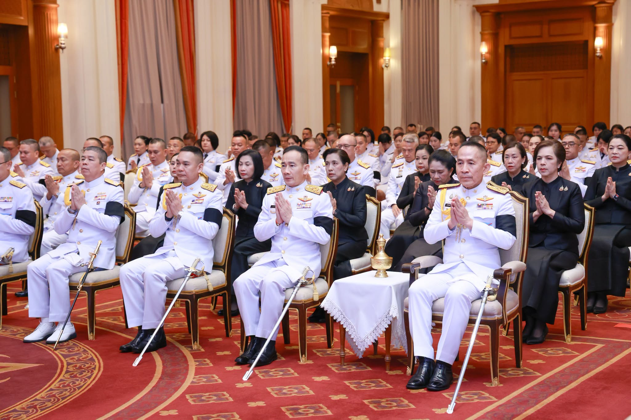 พิธีบำเพ็ญพระราชกุศลปัณรสมวาร ครบ ๑๕ วัน เพื่อถวายเป็นพระราชกุศลและน้อมรำลึกในพระกรุณาธิคุณ