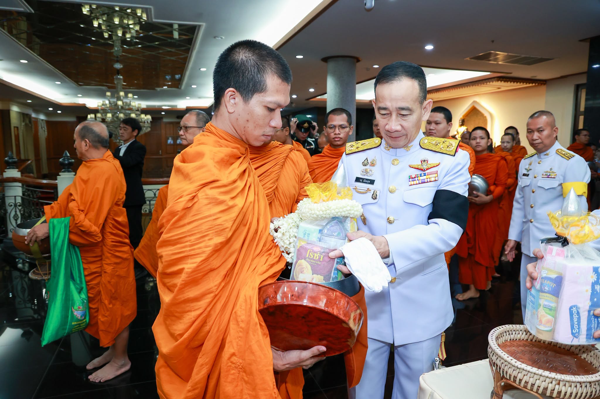 พิธีบำเพ็ญพระราชกุศลปัณรสมวาร ครบ ๑๕ วัน เพื่อถวายเป็นพระราชกุศลและน้อมรำลึกในพระกรุณาธิคุณ