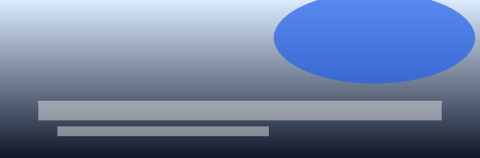 Blue digital service banner
